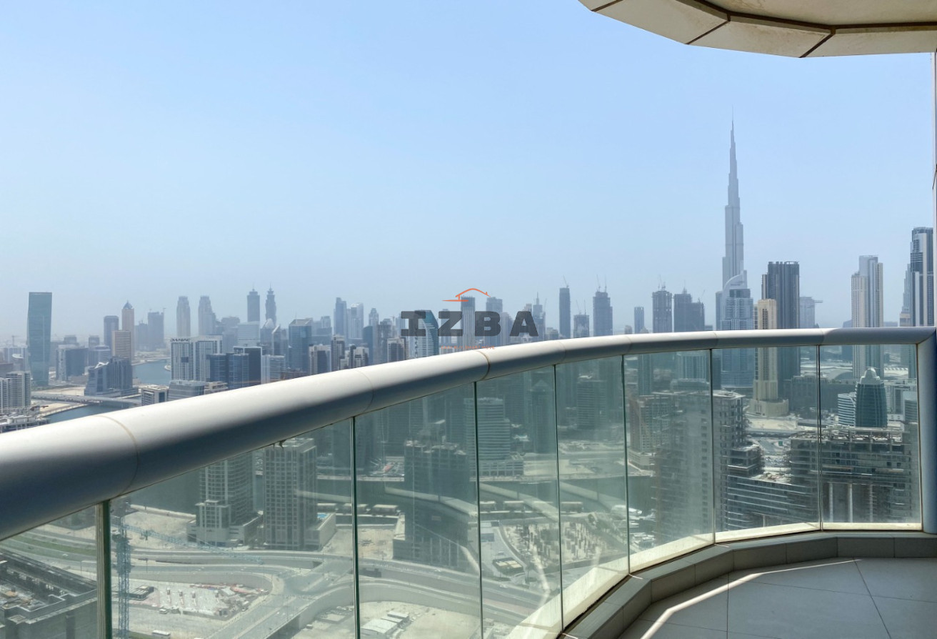 Furnished 3BR Tower A | Business Bay | High Floor